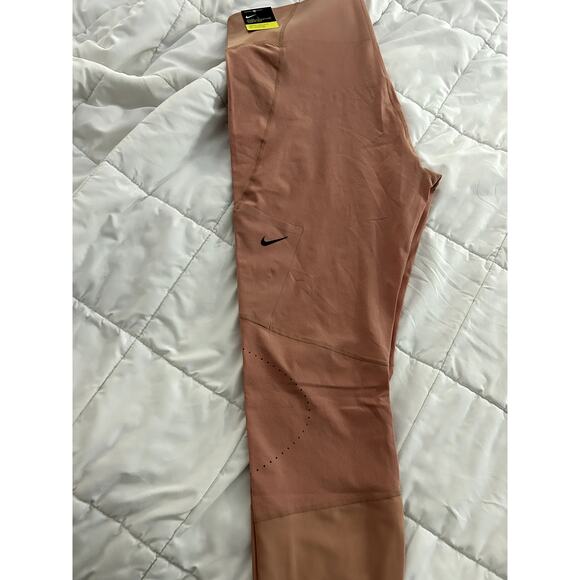 Nike High Waisted Power Pocket Lux Tight Fit Leggings Blush XXL - Picture 13 of 14